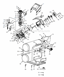Part Location Diagram of HL031100AV Campbell Hausfeld Shroud Kit